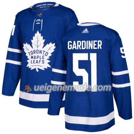 Herren Eishockey Toronto Maple Leafs Trikot Jake Gardiner 51 Adidas 2017-2018 Blau Authentic